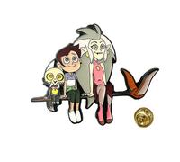 1pc Halloween Horror Pins, Broadway Music Zinc Alloy Pin for Women, Men