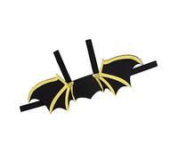 1Pc Halloween Pet Costume Creative Bat Wings Apparel for Dogs and Cats Soft Felt Material with Bells for Festive Occasions Suitable