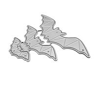 1Pc Halloween Three for Vampire Bat Metal Cutting Dies Stencil Scrapbooking Embossing Tool Paper Card Album Template Mold Decoration Craft Scrapbooking Die Cuts