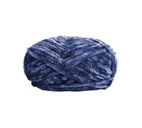 1Pc Hand-Knitted 1 Strand Thick Yarn Suitable for DIY Knitting Decorative Pendant Doll Blanket Bag Sweater Scarf Polyester Wool 100g for Crochet & Knitting(21 Tibetan Blue)