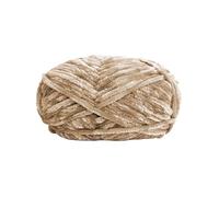 1Pc Hand-Knitted 1 Strand Thick Yarn Suitable for DIY Knitting Decorative Pendant Doll Blanket Bag Sweater Scarf Polyester Wool 100g for Crochet & Knitting(29 Light Khaki)