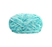 1Pc Hand-Knitted 1 Strand Thick Yarn Suitable for DIY Knitting Decorative Pendant Doll Blanket Bag Sweater Scarf Polyester Wool 100g for Crochet & Knitting(06 Product Blue)
