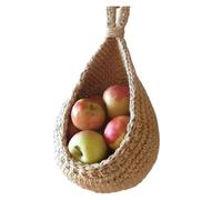 1PC Hand-woven Basket Wall Kitchen Hanging Net Pocket Rope Water Drop Fruit Vegetable Storage Home Organizer Tools(M)