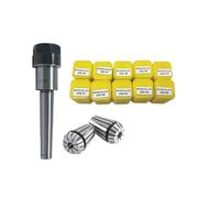 1pc Handle MT1 ER16 MTB1 ER16A M6 Morse#1 Taper Handle Collet Chuck+10pcs Spring Collet 1/2/3/4/5/6/7/8/9/10MM(MTA4-ER16 (1pcs))