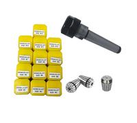 1pc Handle MT2 ER20 MTB2 ER20A M6 Morse#2 Taper Handle Collet Chuck+13pcs Spring Collet 1/2/3/4/5/6/7/8/9/10/11/12/13MM(MTB2-ER20(14PCS))