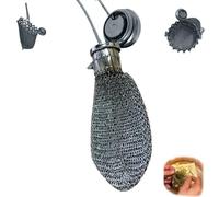 1PC Handmade 1920's English Coin Purse 2024 New Funky Mesh Metal Vintage Wallet Funny Change Travel Purse for Coins Mini Vintage Double Mesh Coin Holder (Sliver)