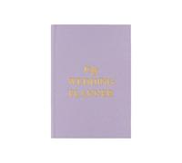 1pc Hardcover Notebook The Wedding Planner Checklist A Portable Guide To Organizing Your Dream Plan The Ideal for Bride(Purple)