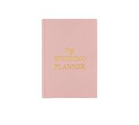 1pc Hardcover Notebook The Wedding Planner Checklist A Portable Guide To Organizing Your Dream Plan The Ideal for Bride(Pink)