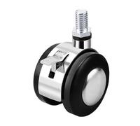 1pc Hardware Soft Rubber Furniture Casters Wheels Universal Household Wheel Moving Swivel Caster(E)