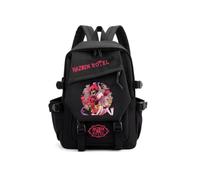 1pc Hazbin Hotel Backpack Animation Backpack Student Schoolbag Large space Bag，sty 3