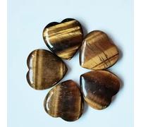1pc Heart Shape Rose Quartz Crystal Stone Crafts Home Decor Gifts Labradorite Crystals (Color : 30x30mm-03, Size 3pcs)