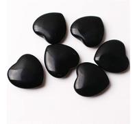1pc Heart Shape Rose Quartz Crystal Stone Crafts Home Decor Gifts Labradorite Stone Heart Crystals Crafts (Color : 30x30mm-02, Size : 10pcs)