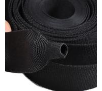 1pc Heat Shrink Braided Cable Sleeve - 6-100mm Diameter, Flame Retardant PET Wire Wrap Sheath for Auto Line Organization(Black,20MM*8M)