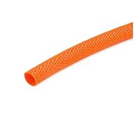 1pc Heat Shrink Braided Cable Sleeve - 6-100mm Diameter, Flame Retardant PET Wire Wrap Sheath for Auto Line Organization(Orange,16MM*1M)