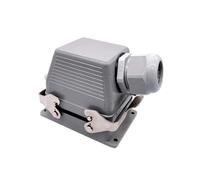 1PC Heavy Duty 32 Pin 16A Industrial Aviation Connector - Waterproof Screw Connection for Automation and Machinery(Hdc-he-032-2)