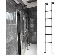1pc Heavy Duty Metal Bed Ladder for Window Well Escape - for Treehouses, School, and Basements - 150kg/330lbs Capacity(105cm)