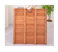 1pc Heavy Duty Nonslip Wooden Bath Mat - Durable Large Shower Mat with Drain Hole for Bathroom, Eco-Friendly Solid Pine(W90xL95cm)