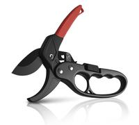 1Pc Heavy - Duty Pruning Shears, Sharp Bypass Garden Clippers, Ergonomic Hand Pruner for Plant Trimming, Branch Cutting in Yard, Garden (Black & Red)