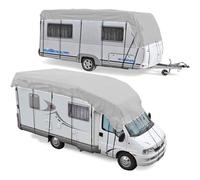 1pc Heavy Duty Rv Roof Cover, 210D Camping Rv Canopy Protective Car Covers, Waterproof, Foldable Storage, Easy To Clean, Camper Cover for Class A/B/C Motorhomes (Silvery,28x10FT)