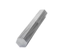 1pc Hexagonal Aluminum Rod Length 300/500mm, High-strength Metal Solid Bar Subtense Distance 8mm-60mm(500X29MM)
