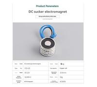 1pc HGFLE-LS-P25/20 DC12V 5Kg Electric Lifting Magnet Electromagnet Solenoid 10.8Mm