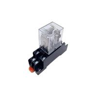 1pc HH52P HH54P HH62P JQX-13F/2Z Miniature Coil General Electromagnetic Switch with Base MY2NJ MY4NJ LY2NJ(HH62P DC24V 10A)