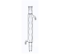 1pc High Borosilicate Glass Condenser - for Reflux and Distillation - Allihn, Liebig & Tube Compatible(300mm-24/29)