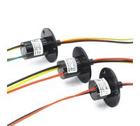 1pc High Current Wind Power Slip Ring 2/3/4 Wires of Dia. 22mm 30mm for 10A 30ACurrent Sliprings Rotary Unions(22mm 3CH 10A)