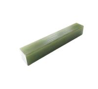 1pc High Hardness Square Epoxy Resin Rod, Height 6mm-40mm FR4 Water-green Fiberglass Bar for DIY(49CMX40MMX40MM)