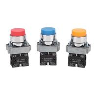 1PC High Head Button Switch XB2 Momentary Start Stop Power Button 22mm Buttons on Off(50R,1NO)