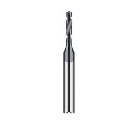1pc High-Precision 4mm Shank Carbide Alloy Twist Drill Bit - 50mm Length for CNC Metal Drilling(D2.05X12XD4X50L)