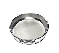 1pc High-Precision 500 Mesh Analysis Sieve - 20cm 304 Stainless Steel Filter Mesh with Chrome Frame for Lab Testing