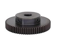 1pc High Precision 72T 45 Carbon Steel Spur Gear with Customizable Inner Bore for Mechanical Applications(80 Teeth 15 mm)