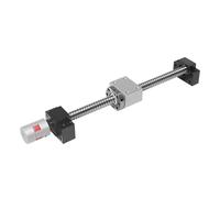 1PC high precision ball screw left-handed 4010 set linear guide + support seat BKBF30 + nut seat + XB coupling(2450mm)