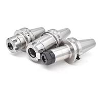 1pc High Precision Collet Chuck BT30 BT40 Spindle Balanced Tool Holder ER11 ER16 ER20 ER25 ER32 CNC Machine Milling(Accuracy 0.005mm,BT40-ER16-100L)