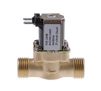 1pc High Pressure Brass Electric Solenoid Valve G1/2 - DC 12V / AC 220V for Solar Water Heaters(AC220V)
