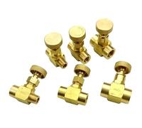 1pc High-Pressure Brass NPT BSP Female Male Propane Gauge - 1000 PSI Plumbing Pressure Measurement Tool(Type 4)