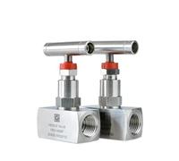 1pc High Pressure SS 304 Shut Off Needle Globe Valve - 1/4", 3/8", 1/2" BSP NPT Female - J13-320P Crane Flow Control Valve(3/8in)