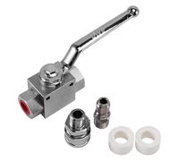1pc High Pressure Washer Ball Valve Kit, 3/8 Inch Quick Connect for Power Washer Hose, 4500 Psi