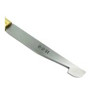 1PC High Speed Square Head Woodworking Chisel Arc Knife 3 Size Wooden Turning Tool(Blue)
