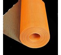 1pc High-Strength Fiberglass Mesh Roll for Concrete & Plastering - Self-Adhesive Drywall Repair Tape, 164 to 656 FT(Orange,100mx0.4cm)