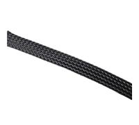 1pc High Temp Braided Fiberglass Sleeve, 600°C, 1m/5m, for Home/Office Cable, Noise Reduction & Flame Retardant(Black,1MMx5M)