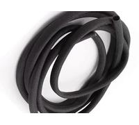 1pc High Temp Fiberglass Braided Tube 5M - 600°C Insulation Sleeve for Cables, Wires & Automotive Use - 1-30mm ID, Black(10mm)