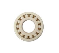 1PC High Temperature Bearing 6000/6001/6002/6003/6004/6005/6006/6007/6008 ZrO2 Ceramic Ball Precision Plastic Bearings Accessories(PEEK6002 15x32x9mm)