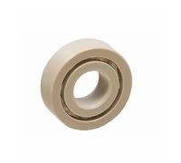 1PC High Temperature Bearing 6800/6801/6802/6803/6804/6805/6806/6807 ZrO2 Ceramic Ball Precision Plastic Bearings Accessories(PEEK6801 12x21x5mm)