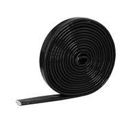 1pc High-Temperature Fiberglass Silicone Sleeving, 4mm-35mm ID, Fire Retardant for Wiring and Cable Protection(Black,30mm)