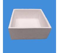 1pc High Temperature Mullite Corundum Crucible Saggar for Lithium Battery Powder Baking - Aluminum Oxide Melting Vessel(102 x 102 x 45 mm)