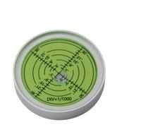1pc High Temperature Resistance 85 ° high Precision Horizontal Bubble 6010 Metal Universal Circular Level 3-Point Level Bubble
