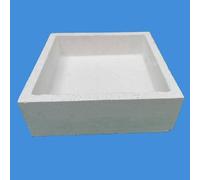 1pc High Temperature Resistant Mullite Corundum Crucible for Lithium Battery Powder Baking -Alumina Composite Saggar(150 x 150 x 50 mm)