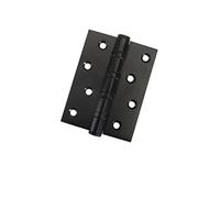 1pc Hinge Stainless Steel Door and Window Hardware Silent Bearing Thickened 4/5 Inch Flat Folio Hinge(5 inch Black)